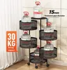 Wózek kuchenny obrotowy, 4 poziomy Podgląd zdjęcia produktu 9