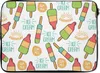 MuchoWow® Laptop Hülle 14 ZollEiscreme - Sommer - Muster Produktbild-Vorschau 1