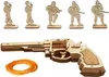 RoboTime 3D puzzle meccanico in legno Revolver Corsac Anteprima dell’immagine prodotto 10