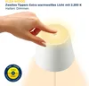 SIGOR Akku-Tischleuchte Nuindie 38cm schneeweiß rund 2,2W Produktbild-Vorschau 19