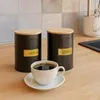 Relaxdays 4052025856601, Pojemnik, Okrągły, 1,4 l, Czarny, Podgląd zdjęcia produktu 2