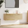 vidaXL Nástenná skriňa Sonoma dub 100x36,5x35 cm odvodený Náhľad obrázku produktu 2