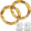 VOLTRONIC® 2Set 200 LED Lichterkette Draht, warmweiß, Batt Produktbild-Vorschau 1