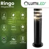 LUMILED Venkovní světlo na sloupek, výška 40 cm, patice Náhled obrázku produktu 2