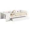 Jugendbett mit Ausziehbett, Lattenrost, Schreibtisch, Produktbild-Vorschau 1