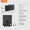 A product image showing a VEVOR compression tester kit in its case, along with a separate view of the opened case and its contents, and a table of product specifications. Produktbild-Vorschau