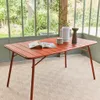 sweeek - Klappbarer Gartentisch aus Stahl für 6 Personen - Produktbild-Vorschau 3