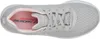 A top-down view of a gray Skechers sneaker with a pink interior. Produktbild-Vorschau