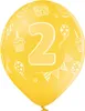 Luftballon Ø30cm Geburtstag #2 | 6 Stk. Bunt Produktbild-Vorschau 2