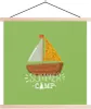 MuchoWow® Textilposter Boot - Sommer - Grün 60x60 cm mit Produktbild-Vorschau 1