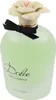 Dolce & Gabbana Floral Drops Flakon in mattem Grün mit schwarzer Schleife und cremefarbenem Rosenverschluss. Produktbild-Vorschau