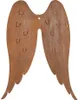 A pair of rusty metal angel wings. Produktbild-Vorschau