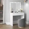Toaletka z lustrem i żarówkami LED 80 cm Podgląd zdjęcia produktu 18
