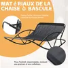 Fauteuil à bascule extérieur pour deux avec coussin et Voir les images du produit 3