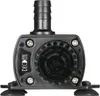 A close-up, front-facing studio shot of a black submersible water pump with suction cups on the bottom. Produktbild-Vorschau