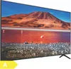 A television displaying a scenic landscape with a flamingo. Produktbild-Vorschau