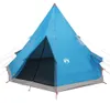 vidaXL Tipitent, campingtent voor 4 personen, blauw, Productafbeelding-voorbeeld 4