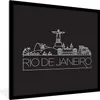 MuchoWow® MuchoWow® Gerahmtes Poster Stadtbild ''Rio de Produktbild-Vorschau 1