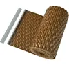Sichtschutzstreifen Zaunblende aus PE-Rattan – cognac Produktbild-Vorschau 1