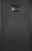 vidaXL Duschwanne SMC Schwarz 100×80 cm Produktbild-Vorschau 4