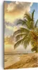Bild auf Leinwand - Leinwandbild - Strand Meer Palme - Produktbild-Vorschau 1