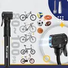 OKWISH Stand-Fahrradpumpe alle Ventile Luftpumpe Fahrrad Produktbild-Vorschau 1