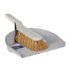 Linea Metal Dustpan With Cocos Sweeper Grey (Pelle à Voir les images du produit 1