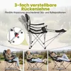 Campingstuhl mit Fußstütze – 2-in-1 Klappstuhl für Camping, Produktbild-Vorschau 4