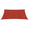 Sonnensegel 160 g/m² Rot 3x3 m HDPE Produktbild-Vorschau 3