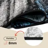 Tapis MAYA Moderne Noir Gris Bleu Chambre à coucher  300 x Voir les images du produit 7