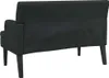 The back view of a black sofa. Náhled obrázku produktu