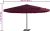 vidaXL Slunečník s hliníkovým stožárem 500 cm Bordeaux Red Náhled obrázku produktu 6