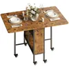 BEALIFE Klappbarer Esstisch 130x80x74 cm mit Rollen & Produktbild-Vorschau 1