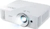 A white Acer projector with its lens emitting a bright light. Produktbild-Vorschau