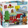 LEGO DUPLO hasičský vůz s hadicí a hasičem 10473 Náhled obrázku produktu 2