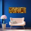 Leinwandbild Goldene Gebäude 120x40 Feeby Beige bild für Produktbild-Vorschau 3