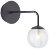 BRILLIANT schwarze Wandleuchte GITSE | IP44 Wandlampe mit Produktbild-Vorschau 2