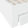 Giroletto con cassetti bianco 120x200 cm materiale a base Anteprima dell’immagine prodotto 9