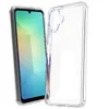 A clear phone case and a smartphone are displayed against a white background. Produktbild-Vorschau