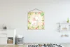 MuchoWow® Textilposter Dschungel - Blumen - Elefant 120x120 Produktbild-Vorschau 2