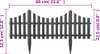 vidaXL Bordure de pelouse 17 pcs. Anthracite 10 m PP Voir les images du produit 7