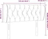 vidaXL Kopfteil mit Ohren Hellgrau 103x23x78/88 cm Stoff Produktbild-Vorschau 7