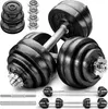RE:SPORT® Set di manubri in ghisa da 60 kg set di manubri Anteprima dell’immagine prodotto 1