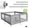 Malplay Laufstall Baby Laufgitter mit Netzwänden 150 x Produktbild-Vorschau 2