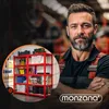 MONZANA® Schwerlastregal 180x90x40cm 875kg rot 5 Produktbild-Vorschau 7