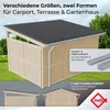 INEFA 4m Dachrinnen Set Kunststoff NW125 Braun Komplettset Produktbild-Vorschau 3