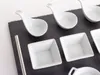 13 tlg.Vorspeise-Set Tablett Schiefer Häppchenlöffel Produktbild-Vorschau 4