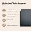 KitchenYeah© Herdabdeckplatte Metallic-Druck - Grau - Produktbild-Vorschau 6