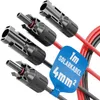 ABSINA 2x 1 Meter Solarkabel 4mm2 H1Z2Z2-K schwarz & rot - Produktbild-Vorschau 1