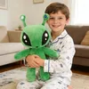 Alien Monster Plüschtier 33cm Grün Tentakel Horn Horror Produktbild-Vorschau 3